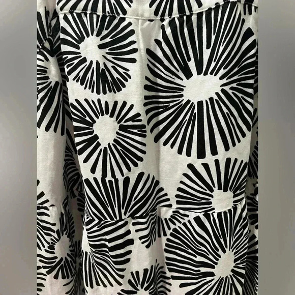 LOFT Women's Petite Firework Tiered Square Neck Midi Dress (Size XSP) - Picture 7 of 9